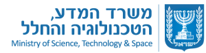 The logo of Ministry of Science and Technology, State of Israel
